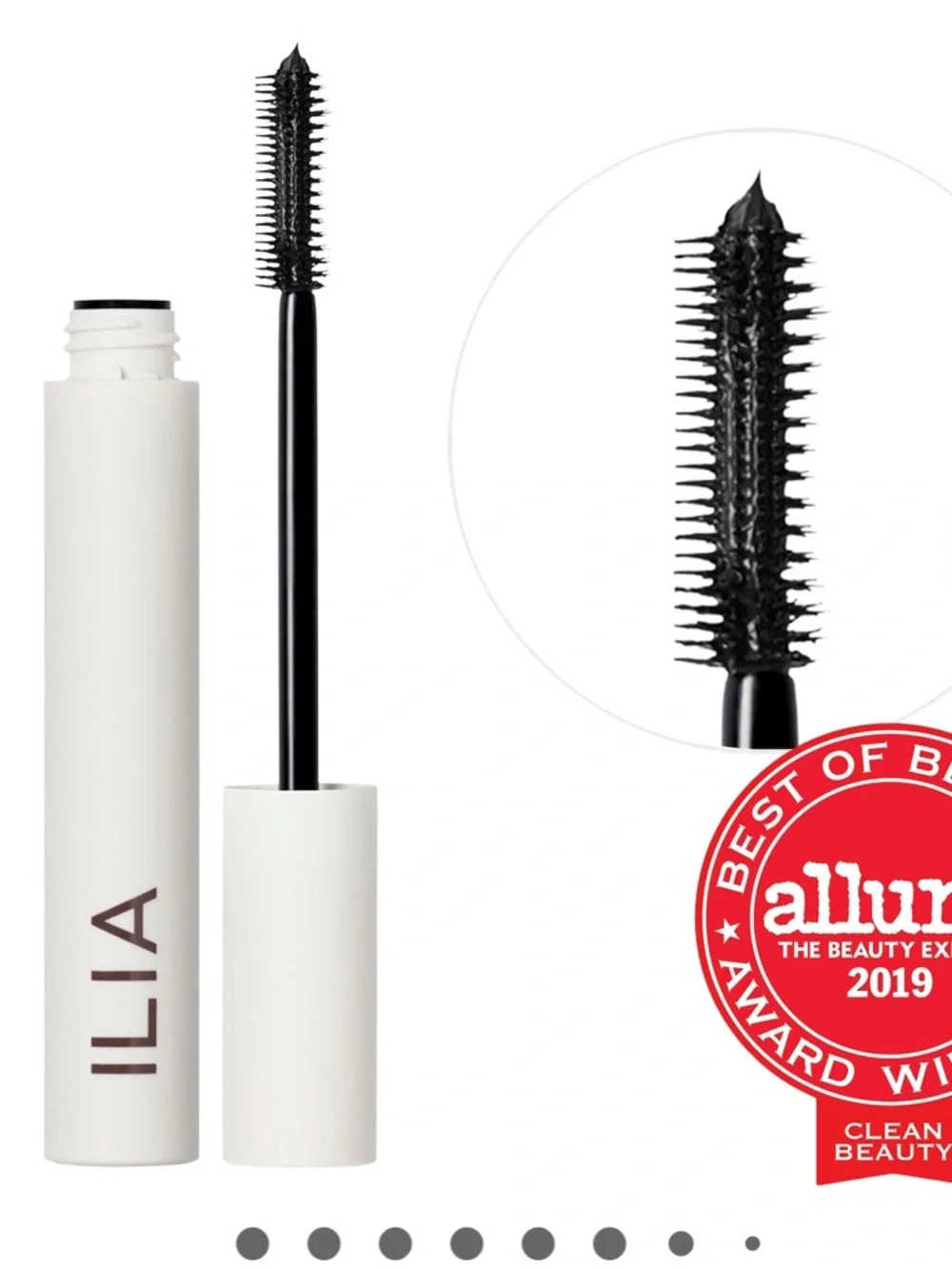 ILIA after midnight black limitless lift lengthing curling mascara